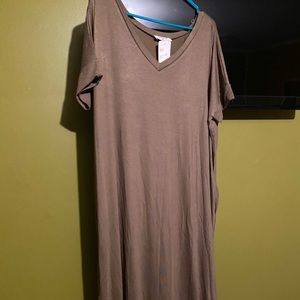 Xl olive maxi dress
